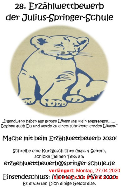 Foto: Kurzgeschichten gesucht - der Erzählwettbewerb 2020