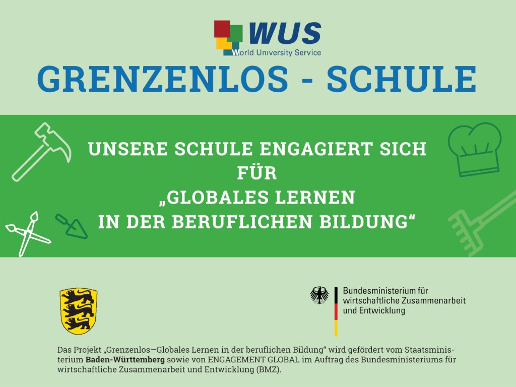 Grenzenlos Plakette