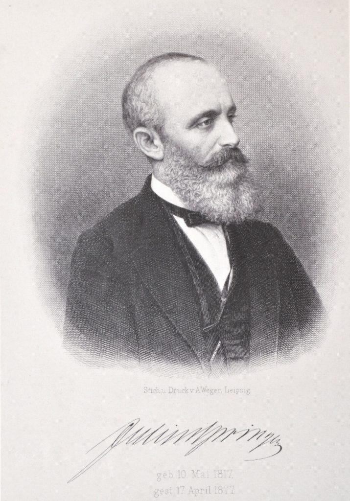 Lithographie von Julius Springer Lithographie von Julius-Springer